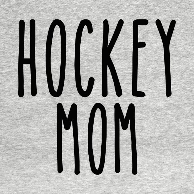 Hockey Mom Skinny Black by LaurenElin